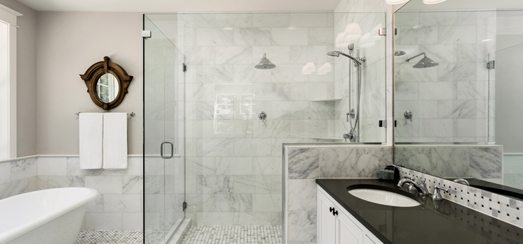 bathroom shower door installation in Rancho Palos Verdes